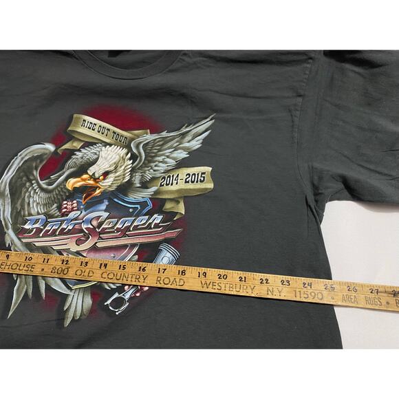 Bob Seger & The Silver Bullet Band T-Shirt 2XL 2014 Tour – Eagle Flag Graphic - Picture 9 of 9